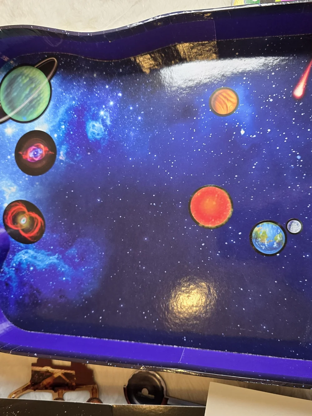 Learning Adventures Space - Case With Book, Cards And Figurines.